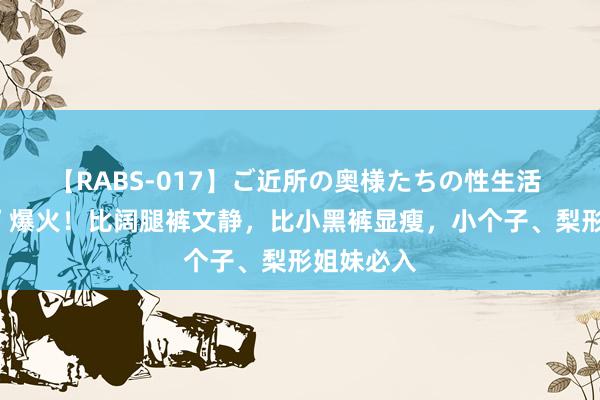 【RABS-017】ご近所の奥様たちの性生活 “山本裤”爆火！比阔腿裤文静，比小黑裤显瘦，小个子、梨形姐妹必入